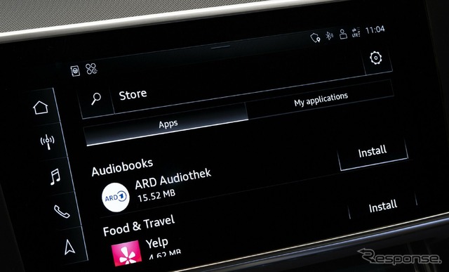 欧州向けアウディに車載化される「App Store」