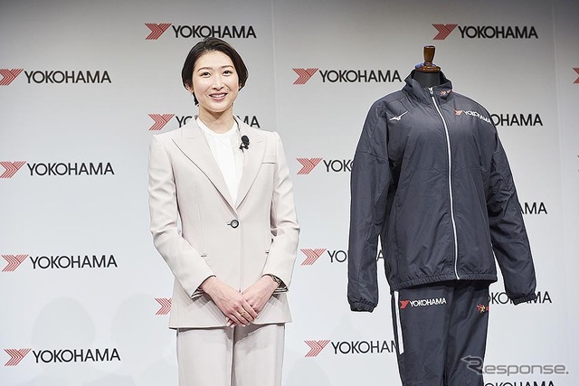 横浜ゴムとパートナーシップ契約した競泳 池江璃花子選手