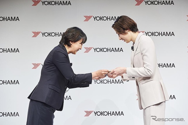 競泳の池江璃花子選手が横浜ゴムとパートナーシップ契約
