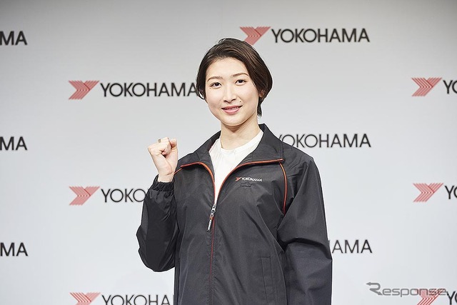 横浜ゴムとパートナーシップ契約した競泳 池江璃花子選手
