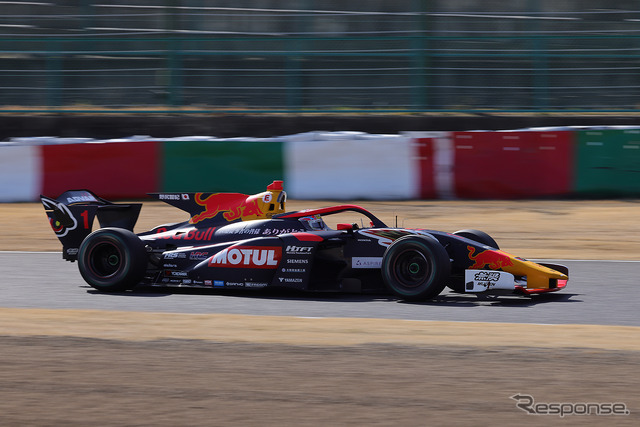 2日間総合トップタイムをマークした#1 野尻智紀(TEAM MUGEN)の走り