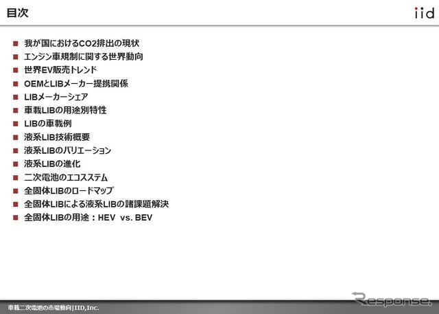 【調査レポート】車載二次電池の市場動向