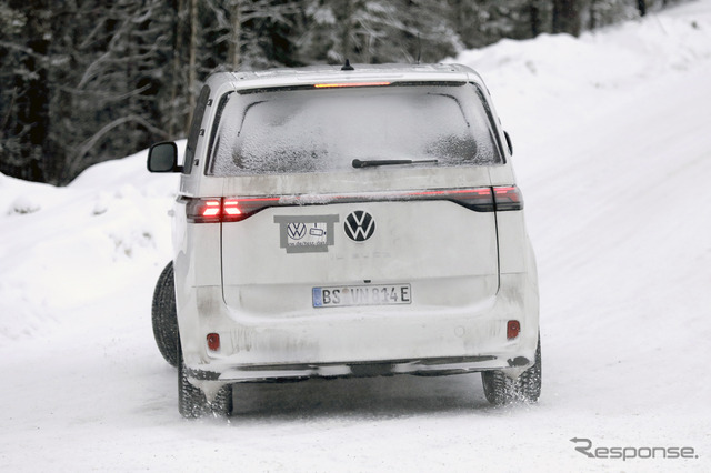 VW ID.BUZZ ロングホイールベースのプロトタイプ(スクープ写真)