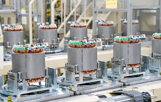 横浜工場電動機生産ライン