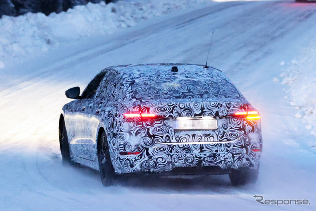 アウディ RS6 e-tron プロトタイプ(スクープ写真)