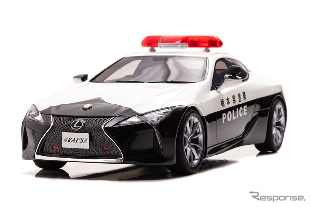 レクサス LC500(URZ100)2020 栃木県警察交通部交通機動隊車両(1/18スケール)