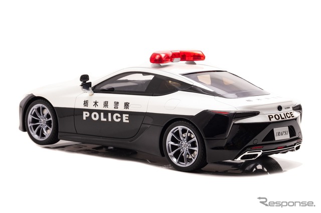レクサス LC500(URZ100)2020 栃木県警察交通部交通機動隊車両(1/18スケール)
