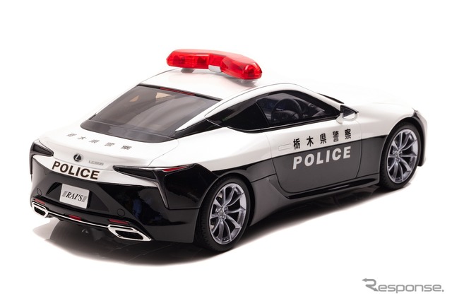 レクサス LC500(URZ100)2020 栃木県警察交通部交通機動隊車両(1/18スケール)