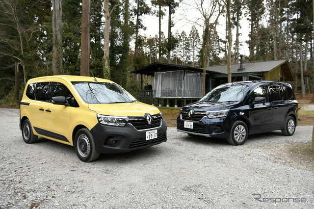 ルノー カングー 新型。左がクレアティフ、右がインテンス