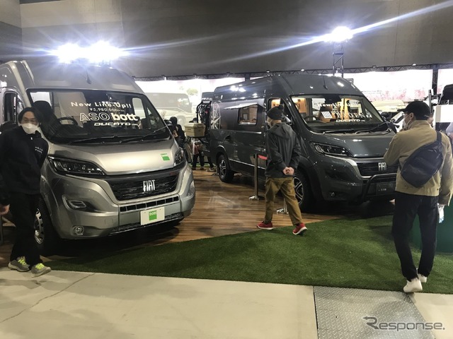 トイファクトリーはデュカトをはじめとしたバンコン13台を展示(名古屋キャンピングカーフェア2023)
