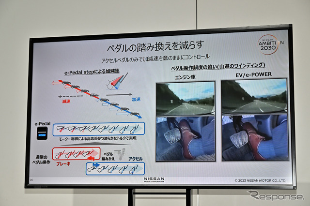 日産の電動パワートレインに関する技術説明会