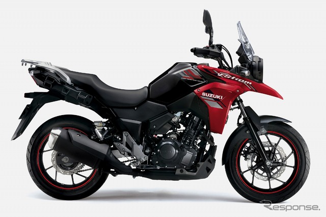 スズキ Vストローム250(レッド/ブラック)