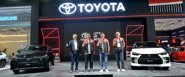 トヨタ・アギア 新型と アギア 新型のGRスポーツ