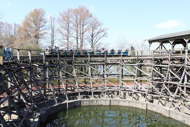 日本初上陸した米GCI製新車両水上木製コースターが行く東武動物公園「レジーナII(ドゥーエ)」