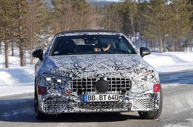メルセデス AMG CLE 63 コンバーチブル プロトタイプ(スクープ写真)