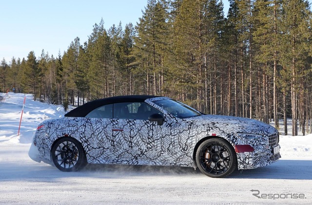 メルセデス AMG CLE 63 コンバーチブル プロトタイプ(スクープ写真)