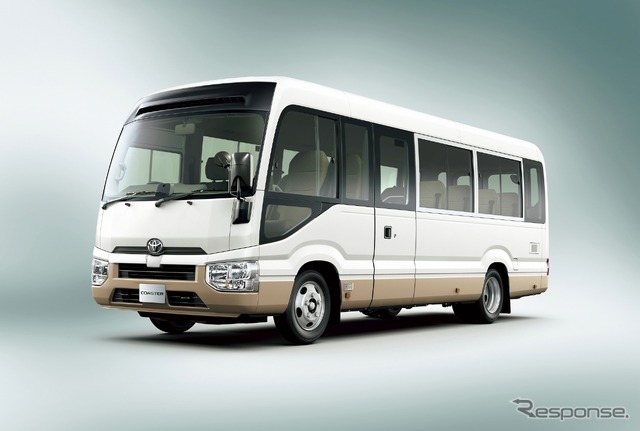 トヨタ コースター LX(ロングボディ・24人乗り)(ホワイト/ベージュ)