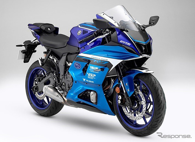 YZF-R7ヤマハファクトリーレーシングチーム フェアリングキット（装着イメージ）