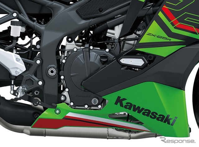 249cc水冷4ストローク並列4気筒エンジン