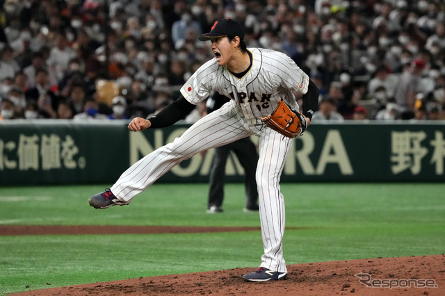 大谷選手（3月16日、WRC、対イタリア戦）