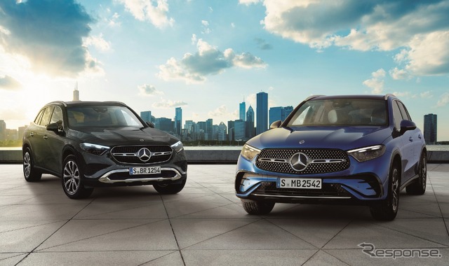 メルセデス・ベンツ GLC 220d 4マチック(左)とAMGライン(右)