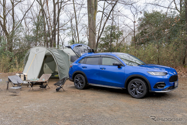 オートキャンプ仕様のホンダ ZR-V。