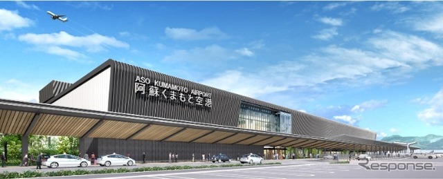 阿蘇くまもと空港新旅客ターミナルビル（完成予想図）