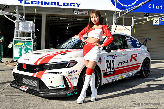 No. 743 Honda R&D ChallengeチームのシビックタイプR