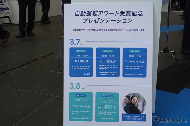 SIP成果発表で示されたアワードで受賞したプログラム