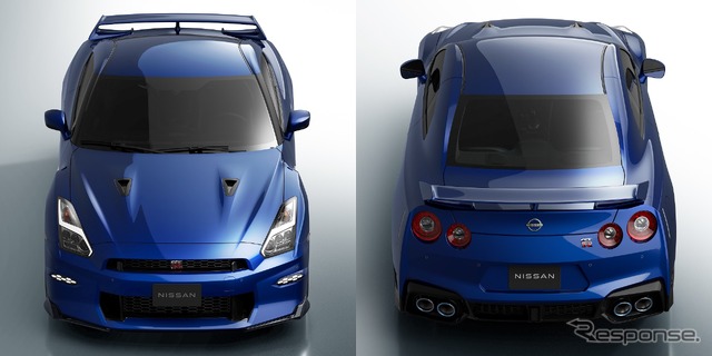 日産 GT-R(ワンガンブルー)