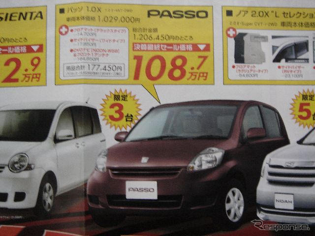 【週末の値引き情報】このプライスでコンパクト&軽自動車を購入する