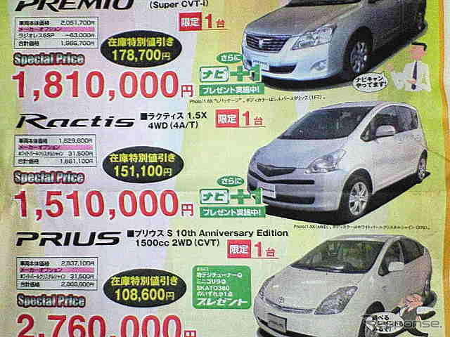 【週末の値引き情報】このプライスでコンパクト&軽自動車を購入する