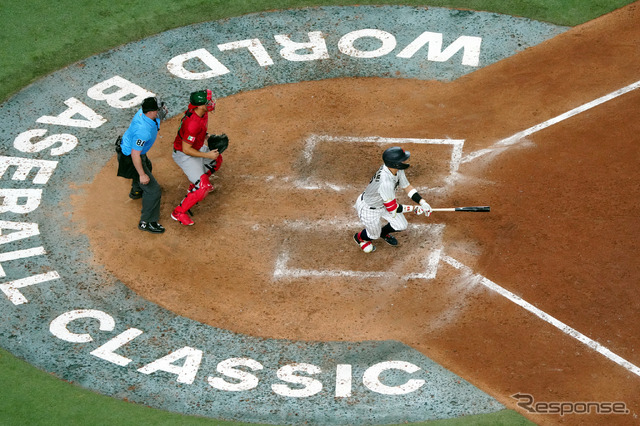 WBC、日本対メキシコ、9回裏村上が2者を還すサヨナラ打