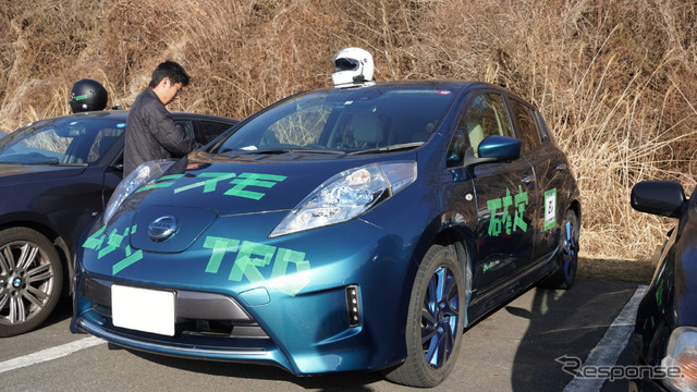立教大学からエントリーした日産リーフ(関東自動車部新人戦2023)
