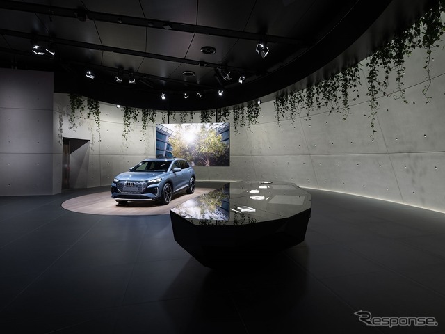 ドイツの自動車博物館「アウトシュタット」のアウディパビリオン