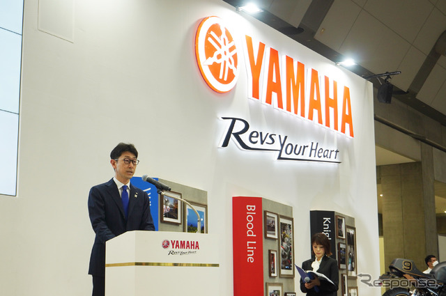 ヤマハ発動機販売 松岡大司社長(東京モーターサイクルショー2023)