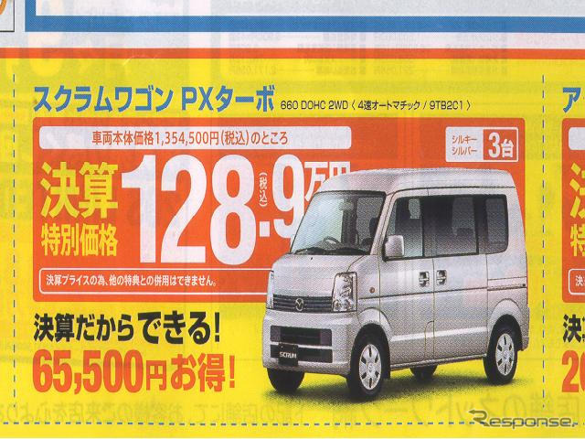 【新車値引き情報】この値段で軽自動車を購入!!
