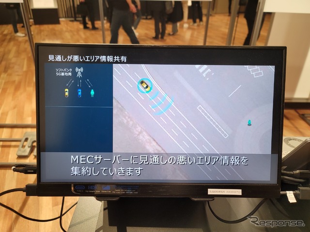 地域毎に設置されたMECサーバーに見通しの悪い場所の情報を集約していく。