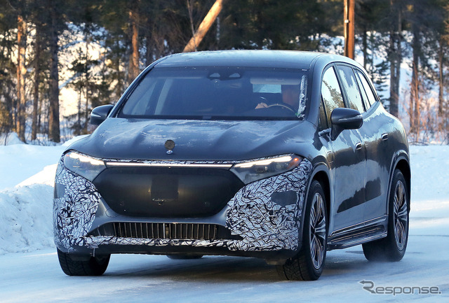 メルセデスマイバッハ EQS SUV プロトタイプ(スクープ写真)
