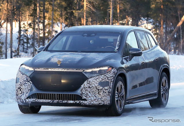 メルセデスマイバッハ EQS SUV プロトタイプ(スクープ写真)