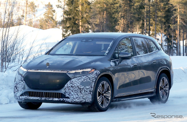 メルセデスマイバッハ EQS SUV プロトタイプ(スクープ写真)