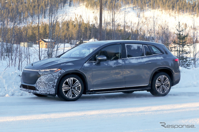 メルセデスマイバッハ EQS SUV プロトタイプ(スクープ写真)