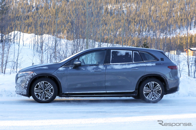 メルセデスマイバッハ EQS SUV プロトタイプ(スクープ写真)