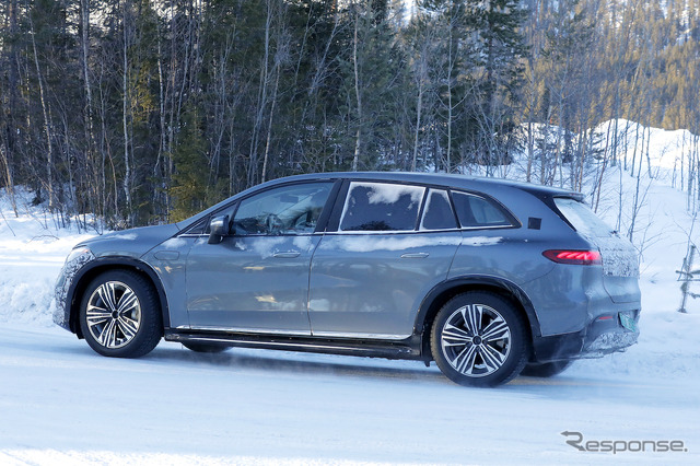 メルセデスマイバッハ EQS SUV プロトタイプ(スクープ写真)