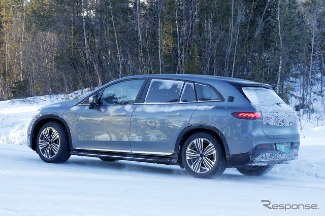 メルセデスマイバッハ EQS SUV プロトタイプ(スクープ写真)