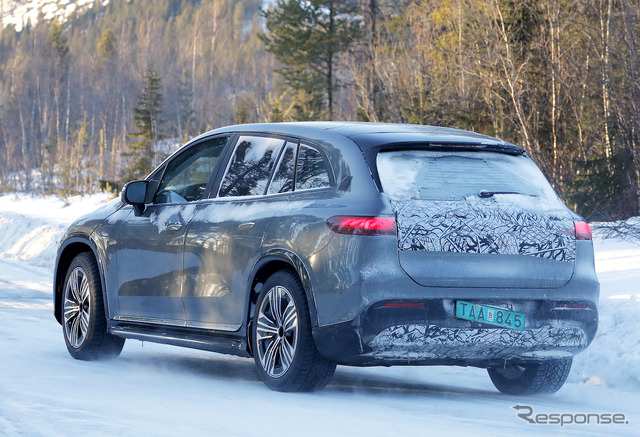 メルセデスマイバッハ EQS SUV プロトタイプ(スクープ写真)