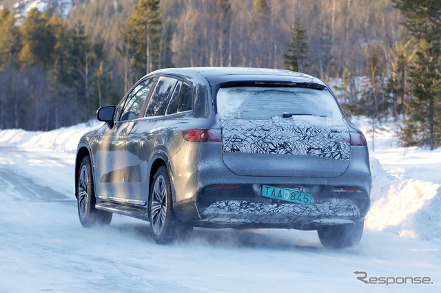 メルセデスマイバッハ EQS SUV プロトタイプ(スクープ写真)
