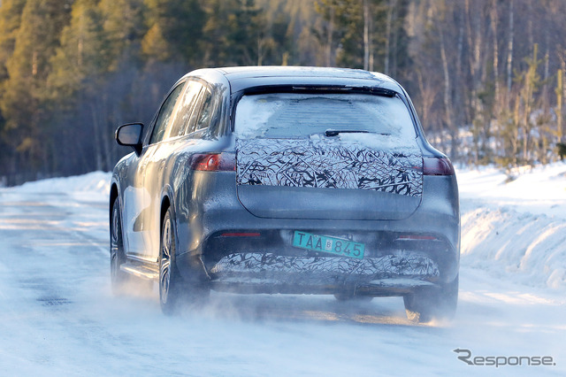 メルセデスマイバッハ EQS SUV プロトタイプ(スクープ写真)