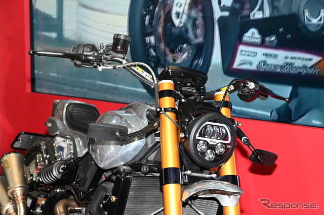 B'z稲葉浩志氏の愛車として制作されたSONIC TEMPLE(東京モーターサイクルショー2023)