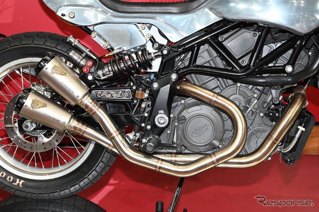 FTR1200SをカスタムしたB’z稲葉浩志氏の愛車『ソニック・テンプル』(東京モーターサイクルショー2023)